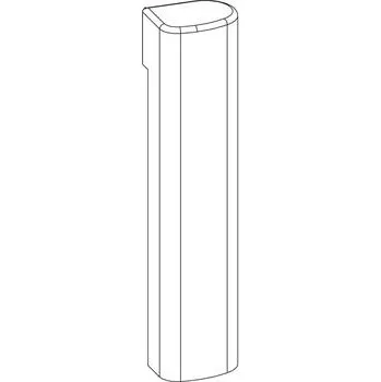 Okenní klika WINKHAUS krytka ložiska křídla FLK.FWV.RS.F1, stříbrná, pravá