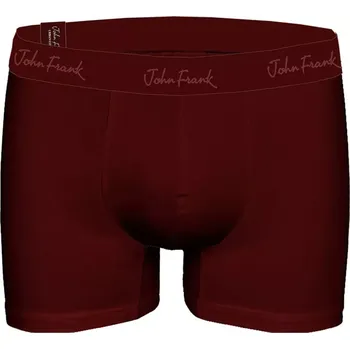 Boxerky Boxerky pro muže John Frank s micromodalem JFBMOD10 bordo velikost XXL-58/60