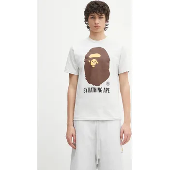 Pánské tričko Bavlněné tričko A Bathing Ape By Bathing Ape, XXL, šedá, 09X