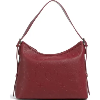 Kabelka Valentino bags SR kabelka hobo vytlačené logo vínová