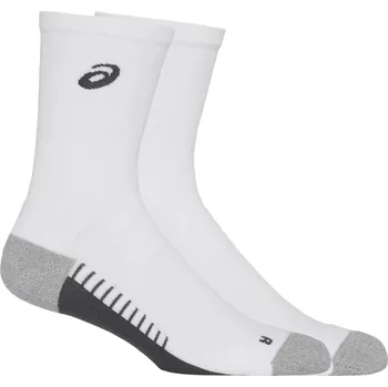 Pánské ponožky Vysoké funkční ponožky Asics PERFORMANCE RUN CREW SOCKS bílé 3013B002-101 - 43-46 | UK 8 | US 10