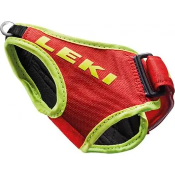Běžecké lyžování LEKI SHARK FRAME STRAP bright red / neon yellow - velikost S/M/L