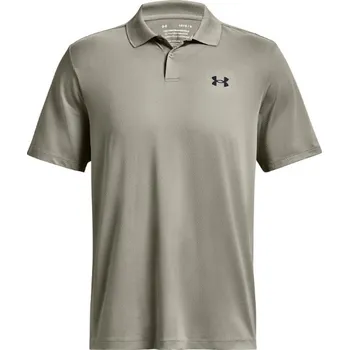 Tričko Under Armour UA Performance 3.0 Polo, barva: šedozelená, velikost: XXL
