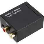 WG - Převodník digitálního signálu na analog - RCA L/R 3,5 mm, black 10720