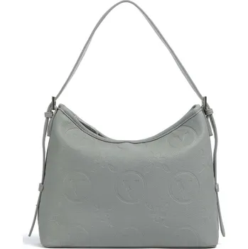 Kabelka Valentino bags SR kabelka hobo vytlačené logo šedá