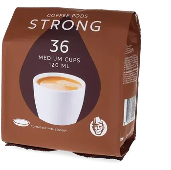 Kaffekapslen | Strong - Počet podů pro Senseo: 36