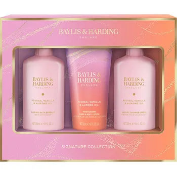 Kosmetická sada Baylis & Harding Signature Collection Bath Set ( Jojoba, Vanilka & Mandlový olej ) - Dárková sada