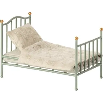 Dětská postýlka Kovová postýlka pro myšky Maileg Mint