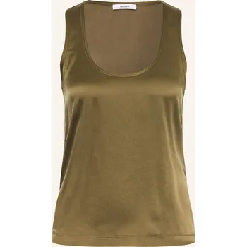 Reiss Dámský Top Ruby Ze Směsi Materiálů, khaki, 36