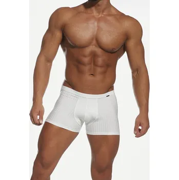 Pánské spodní prádlo CORNETTE Pánské boxerky INFINITY 910/01 BÍLÁ-PRUHY - XXL
