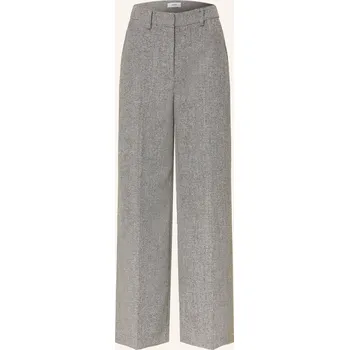 Dámské kalhoty Reiss Dámské Marlene Kalhoty Darlton Z Tvídu, šedá / krémová...