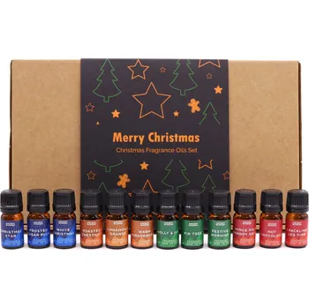 Vůně do bytu Velká vánoční sada vonných olejů - vůně Vánoc