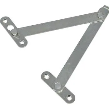 Okenní klika Světlíkové nůžky výklopné, 250 mm ocel pozinkovaná stříbrná (11027)