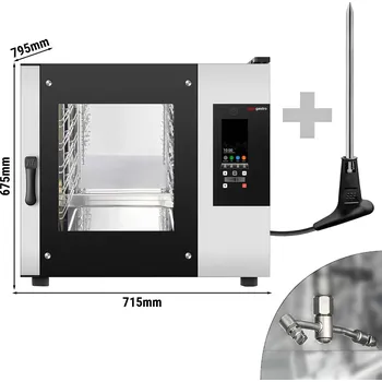 Lednice G.Gastro Kombinovaný konvektomat - digitální - 5x GN 1/1 - včetně automatického mycího systému ZDARMA