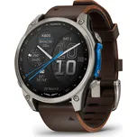 Garmin D2™ Mach 2 – 47 mm, AMOLED, Sapphire, Titanium s Oxford koženým řemínkem 010-02904-31 + možnost výměny do 90 dní + Topo Czech PRO Voucher
