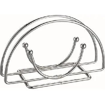 M.A.T. GROUP stojánek na ubrousky 14x5x10cm Cr