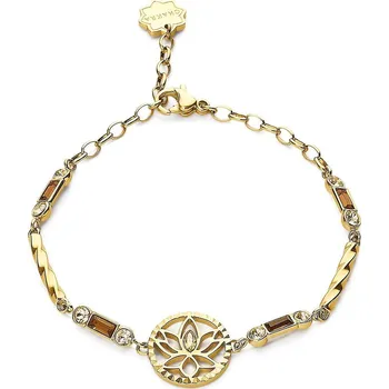 Náramek Náramek Brosway CHAKRA Lotus Gold