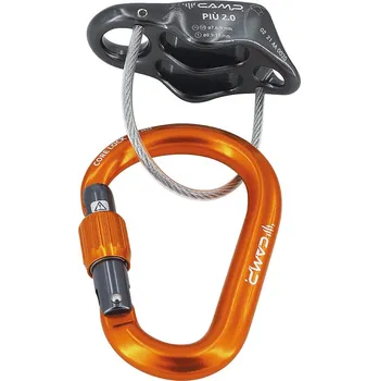 slaňovací brzda CAMP Piu 2.0 Belay Kit Barva: gun metal