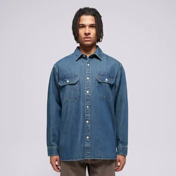 Pánská košile Levi's Košile Jackson Worker Dark Indigo - Worn In Modrá M