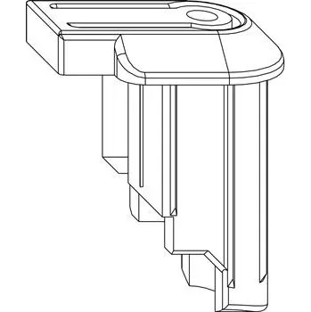 Okenní klika MACO krytka proti nečist.pro křídl.díl spod.lož. AS/DTuni/TO s ÜV, bílá (43166)