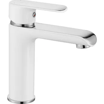 Vodovodní baterie Aplomo Bloom nízká umyvadlová baterie, bílá