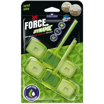 WC čistič General Fresh Tri-Force Dynamic 2x 45 g, les