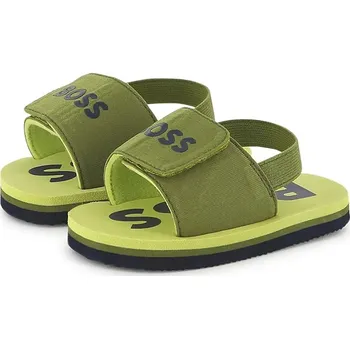 Chlapecké pantofle Dětské pantofle BOSS zelená barva, J52156 J52156.22.30 70X, EUR 30
