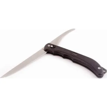 Kuchyňský nůž Eka 714602 Duo Black rybářský a kuchyňský nůž 13 cm, černá, guma, pouzdro