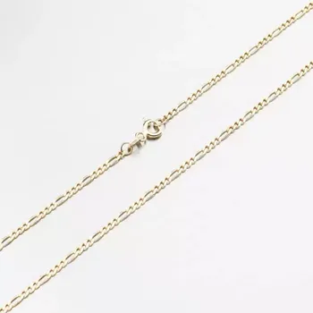 Řetízek Řetízek žluté zlato 585 Figaro GML-FG-050 délka 45 cm