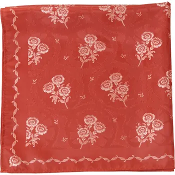Šátek HEDVA ČESKÝ BROKÁT Šátek Ondrin VSh 76x76 SMIL rezavá