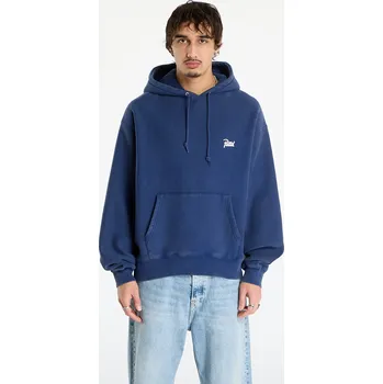 Pánská mikina Mikina Patta Classic Acid Washed Hooded Sweater UNISEX Estate Blue M