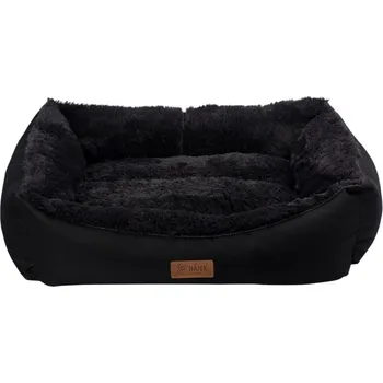 Pelíšek pro psa HPF Pelech JELLYBEAN XL - černý/černý