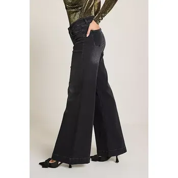 Dámské kalhoty PARAMI SCOTTY dámské džíny černé seprané