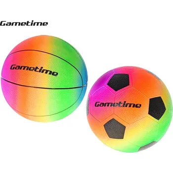 Dětský míč Mikro Trading Míč duhový 2 druhy