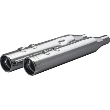 Výfuk pro motocykl Koncovky výfuku KHROME WERKS 4,5" HP PLUS SLIP-ON MUFFLERS pro HARLEY DAVIDSON FLT/ FLHT/ FLHR/ FLHX/ FLTR rok 1999-2016 viz popis, barva chromová, chromové klassic zakončení