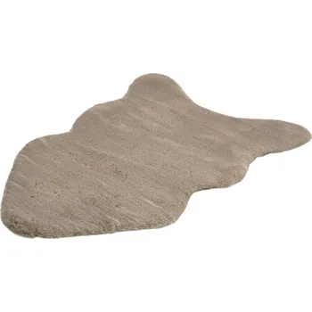 Koberec LIVARNO® Koberec z umělé kožešiny, 60 x 90 cm (béžová)