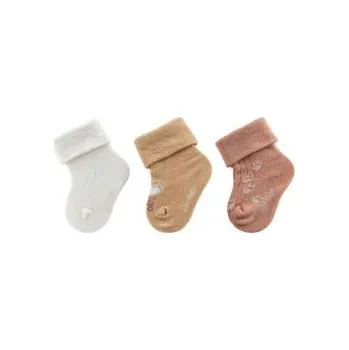 Sterntaler Kojenecké ponožky 3 páry - Farma Ecru, vel. 15/16