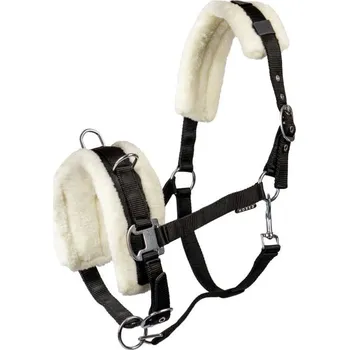 Vybavení pro koně Ohlávka s obnoskem Horka Barva: černá, Velikost: COB