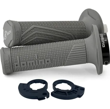 grip Gripy lock-on d100 (offroad) délka 125/130 mm (2 vačky), domino (šedé) m018-387