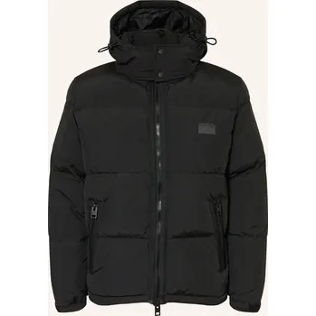 Hugo Pánská Peřová Bunda Birono S Odnímatelnou Kapucí, černá, 52