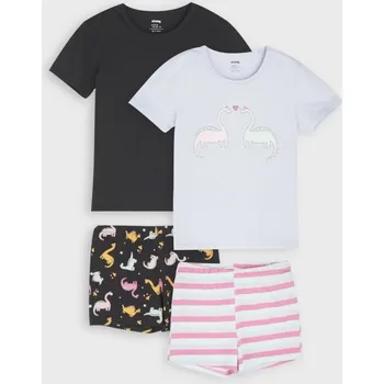 Sinsay - Sada 2 pyžam - černá - 8617E-99X - 8617E-99X-122