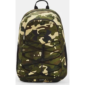 turistický batoh Batoh Under Armour Hustle Sport Zelená Camo | Voděodolný | Bungee systém |