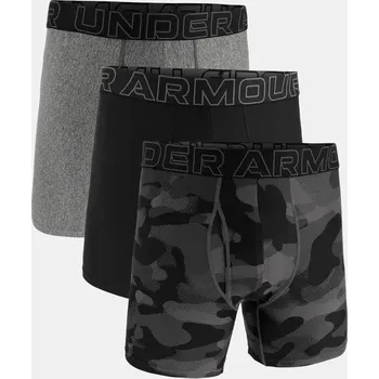 Pánské termo spodní prádlo Pánské boxerky Under Armour M UA Perf Tech Nov 6in - 3pk, barva: černá, velikost: XXL
