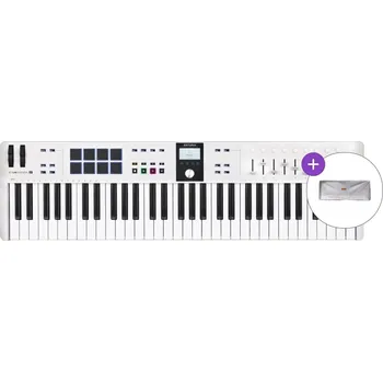 Master keyboard Arturia KeyLab Essential 61 mk3 SET 2 MIDI keyboard White