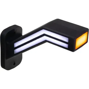 Přídavný světlomet Poziční LED světlo (tykadlo) pro nákladní vozy CARCLEVER levé červeno-bílo-oranžové TRL191L