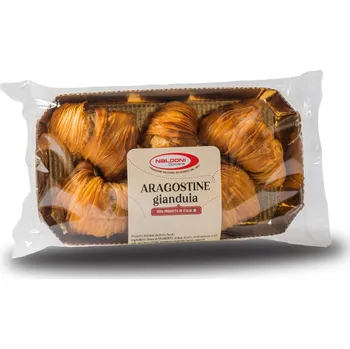 Trvanlivě pečivo Naldoni Dolciaria Naldoni Aragostine s krémem z čokolády gianduia 5ks