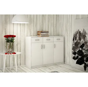 Nábytek CASARREDO ANES komoda 3D3S, bílá