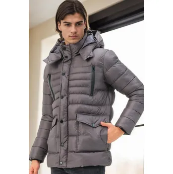 M9657 DEWBERRY MEN'S JACKET-ANTHRACITE dewberry šedá 3451931