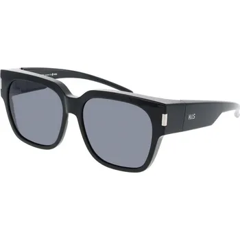 Sluneční brýle HIS 69100 černá lesk, čočka šedá polarizovaná 1