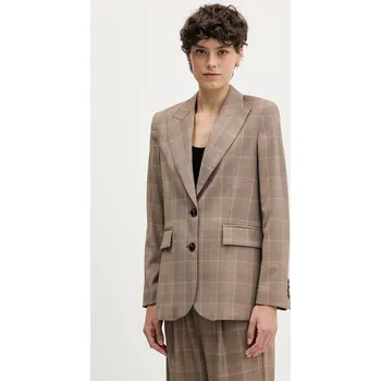 Dámské sako Sako Sisley béžová barva, 2L0SLW03F 80X, vel. 40